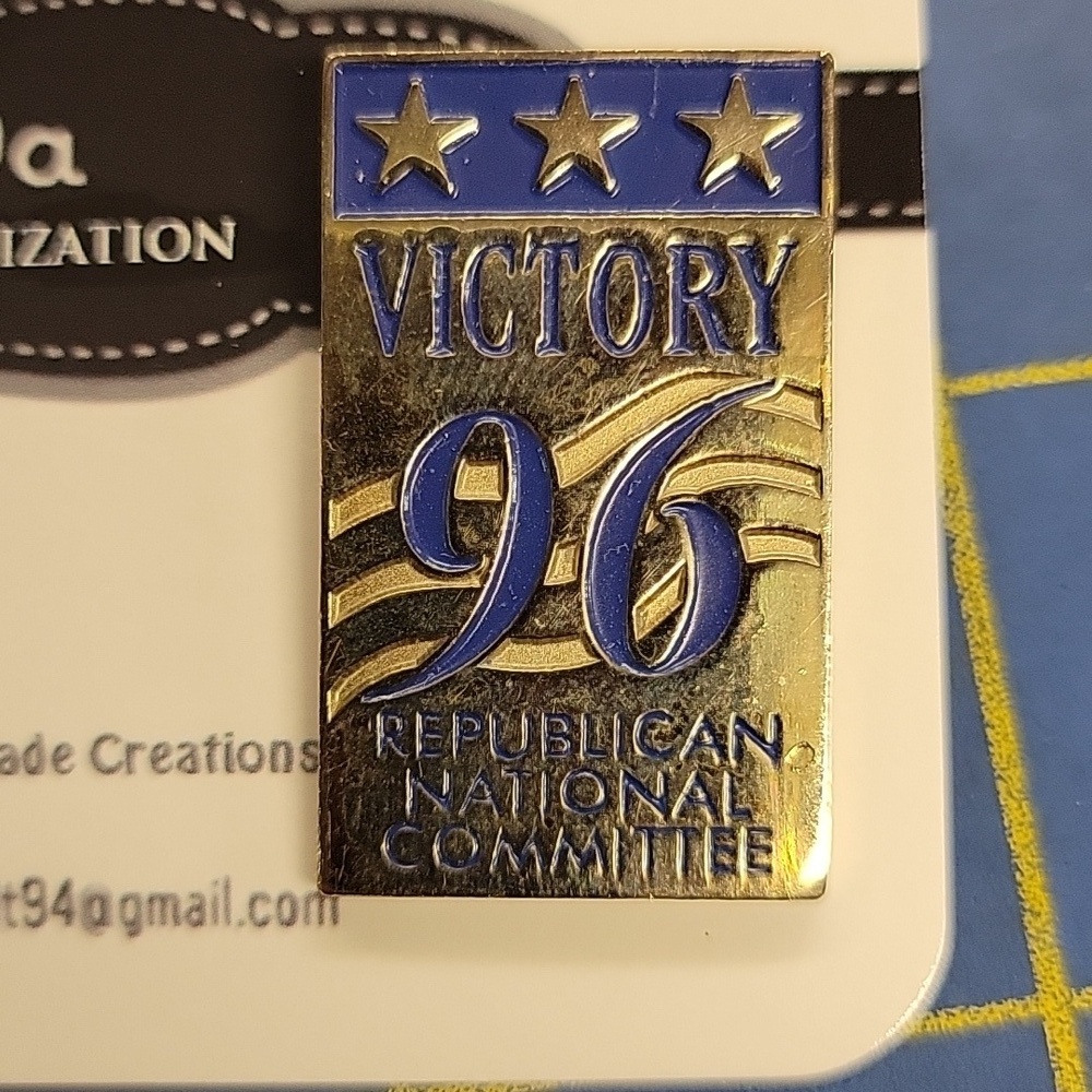Victory 96 Republican National Committee 1.25" Tack Pin